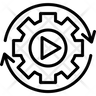 video repeat logo
