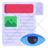icons for view document