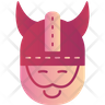icon for barbarian man