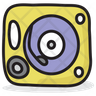 gramophone disc icon