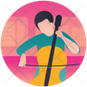 playing violin icon