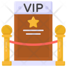 icons for vip entrance
