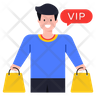 icon for vip shopping