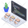 virtual classroom icon