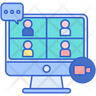 icon for virtual conference