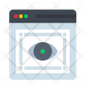 icon for visible website