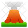 fire mountain emoji