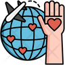 icons for volunteering abroad