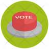 icons of vote button