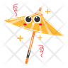 japan umbrella icon svg