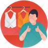 clothing-store icon svg