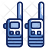 walkie-talkie icons