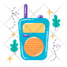 icons of walkie talky