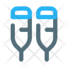 walking stick icon svg