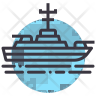 icon for military combat ship
