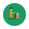 icon for delivery girl