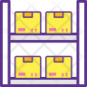warehouse racks icons
