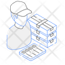 free warehouse worker icons