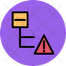 user warning icons