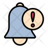 icons for warning bell