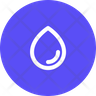 free water droplets icons