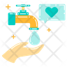 icon for heart water drop