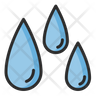 water droplets icons