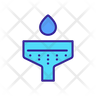 water filter funnel icon