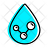 icon for water molecule