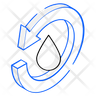 water drop design emoji