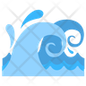water storm icon svg