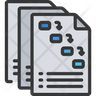 waterfall diagram icon svg