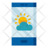 weather mobile app icon
