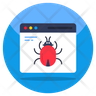 website bug icon png
