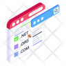 icon for domain names