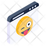 feedback with emoji icon svg
