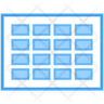 icons of web grid