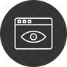 icon for web eye