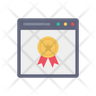 web reward icon svg