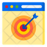 icons of web target