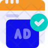 website ad symbol