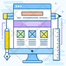 website wireframe icon download