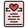 marriage certificate icon svg