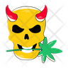 skull mask logo