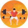 icon for weightlifting