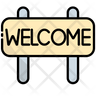 welcome icon svg