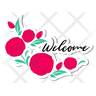 welcome symbol