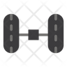 car wheel alignment icon