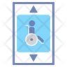 wheelchair elevator icon svg