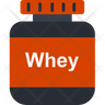 icons of whey protein bottle
